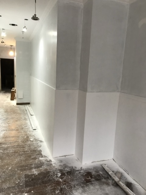 Antes pasillo remodelación antes y después